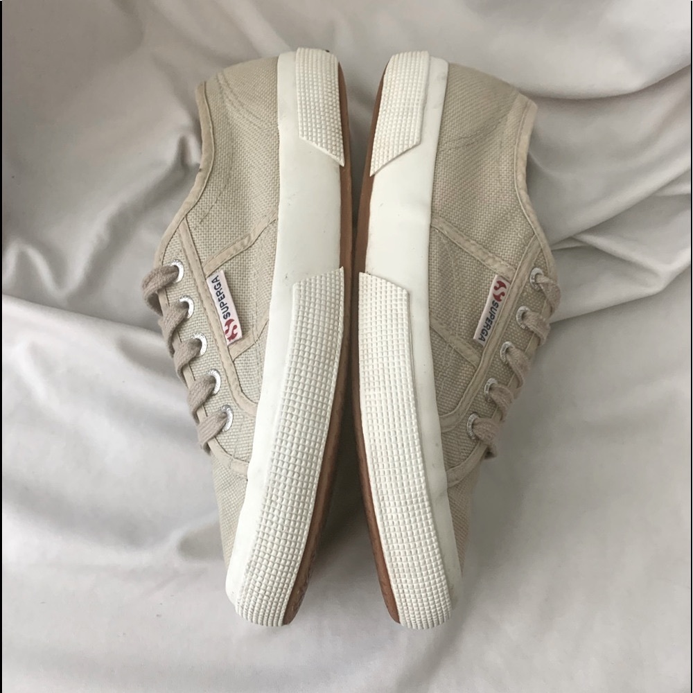 SUPERGA 2750 Cotu Classic Grey White Sand Sneakers - Picture 5 of 7
